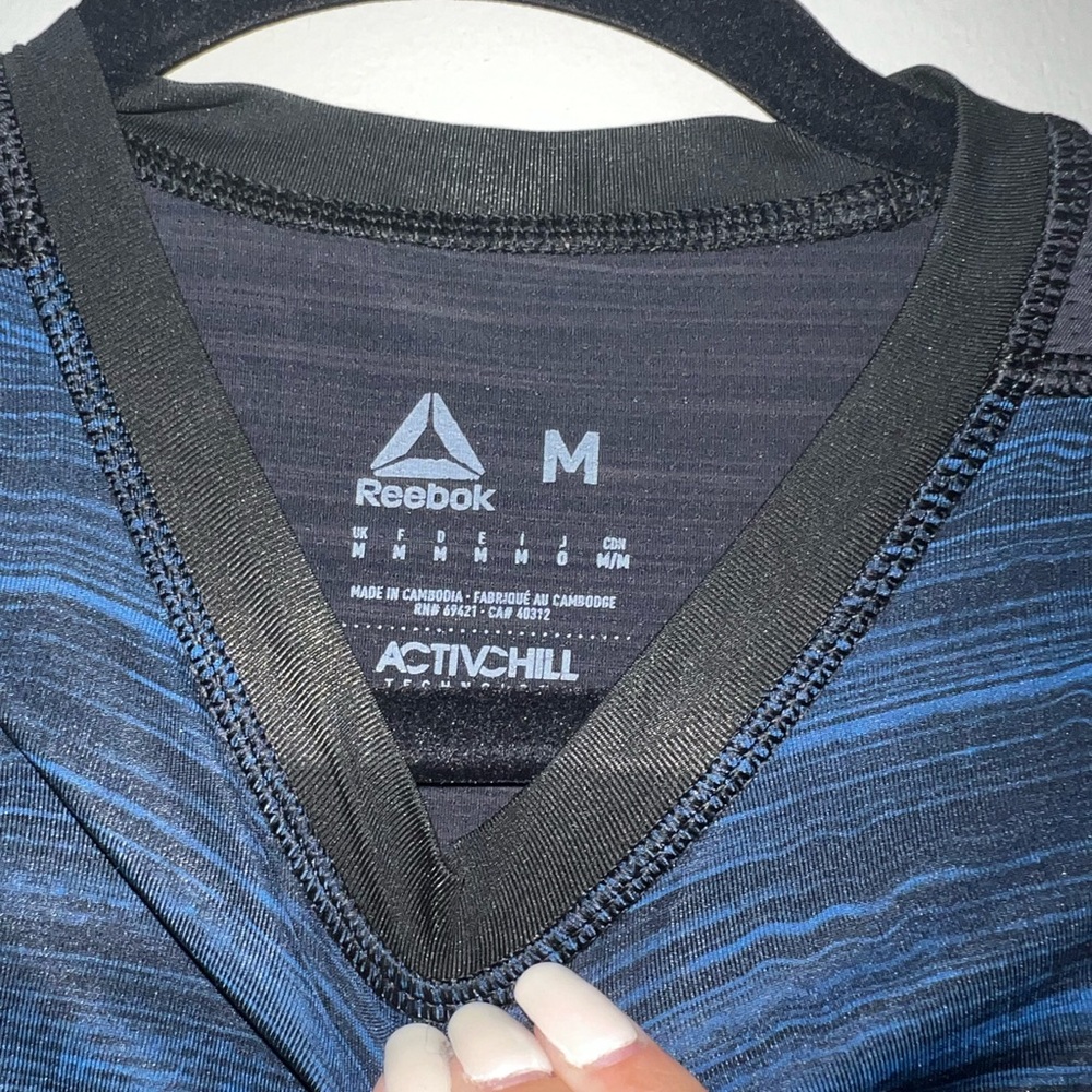 Men’s Reebok ActivChill Long Sleeve Mesh Back Tee Size M - Picture 3 of 3